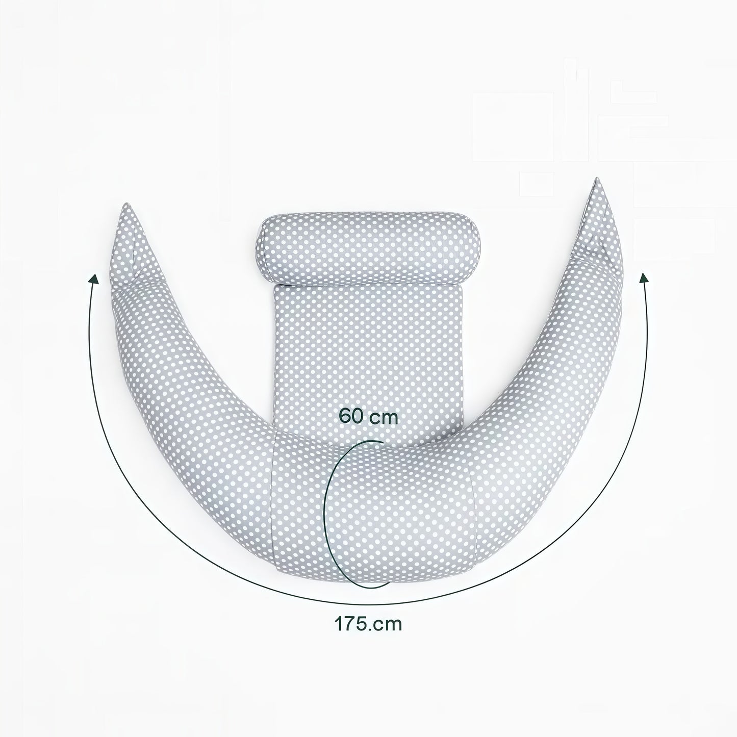 Cuscino 8-in-1 Gravidanza Glabora