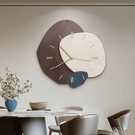 Wooden Wall Clock with LED