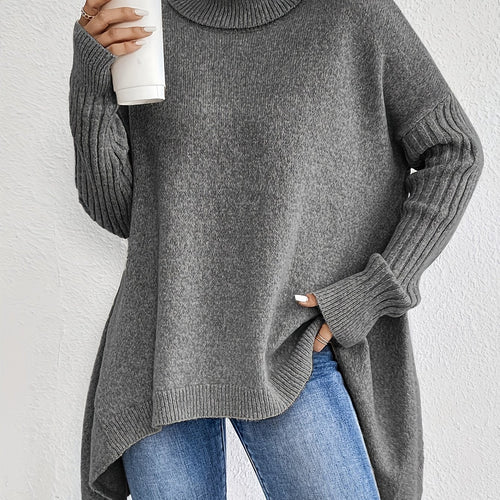 Alessia | Women's Soft Oversized Turtleneck Sweater - Effortless Warmth