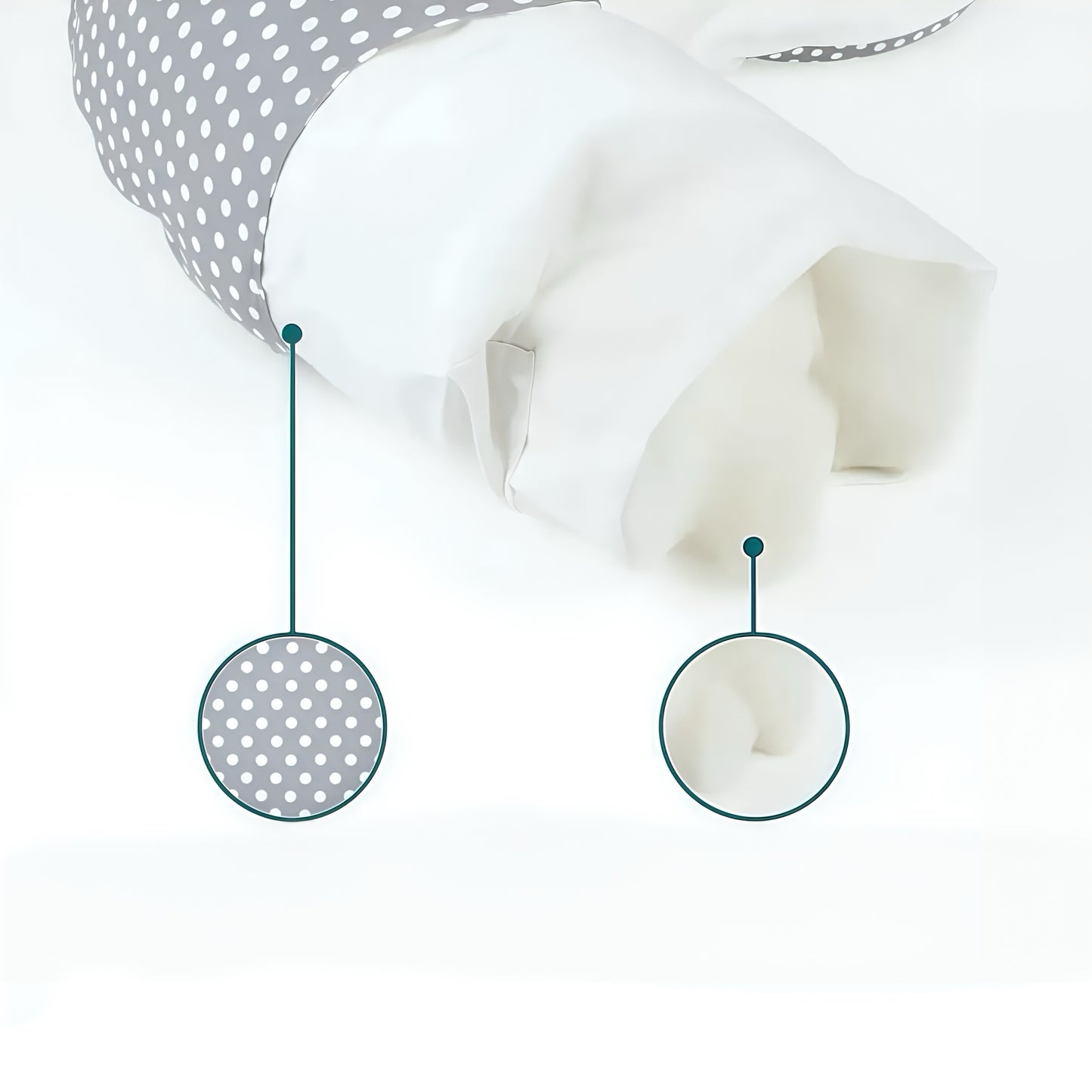 Cuscino 8-in-1 Gravidanza Glabora