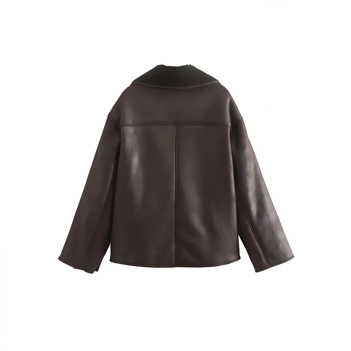 Elegant Women's Winter Jacket with Lapel Collar