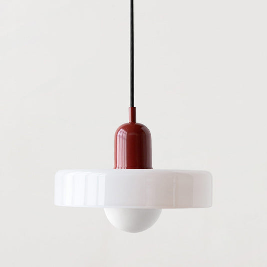 Lampada a Sospensione in Vetro Colorato con Design Bauhaus Ð Illuminazione Moderna e Creativa per Ogni Ambiente 0