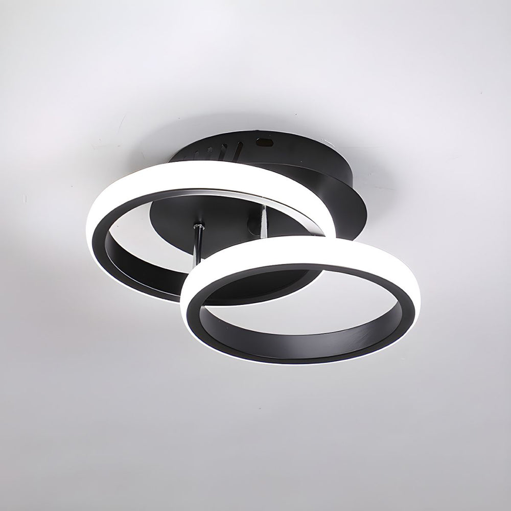 Lampada da Soffitto LED Minimalista in Metallo Nero Ð Illumina con Eleganza e Risparmio Energetico 21