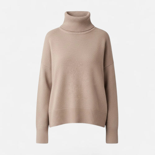 Samantha | Elegante Maglione Oversize in Misto Lana con Collo Alto per Donna 5