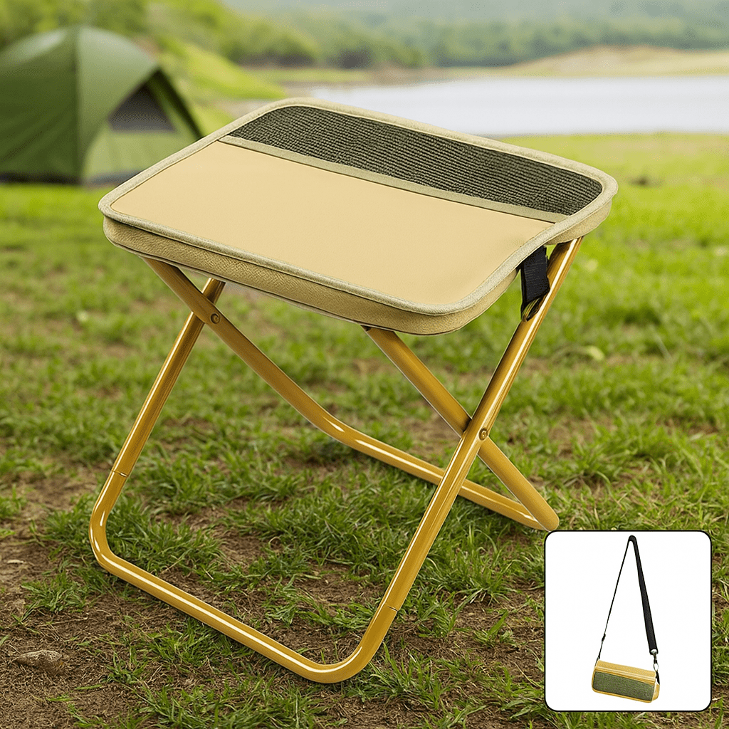 2-in-1 Waterproof Folding Chair with Backpack