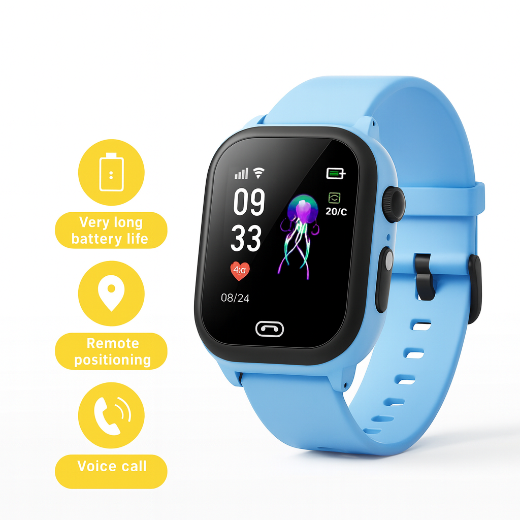Smartwatch GPS per Bambini | Monitoraggio in Tempo Reale con Videochiamate 4G | Design Impermeabile e Leggero per Sicurezza e Divertimento 8