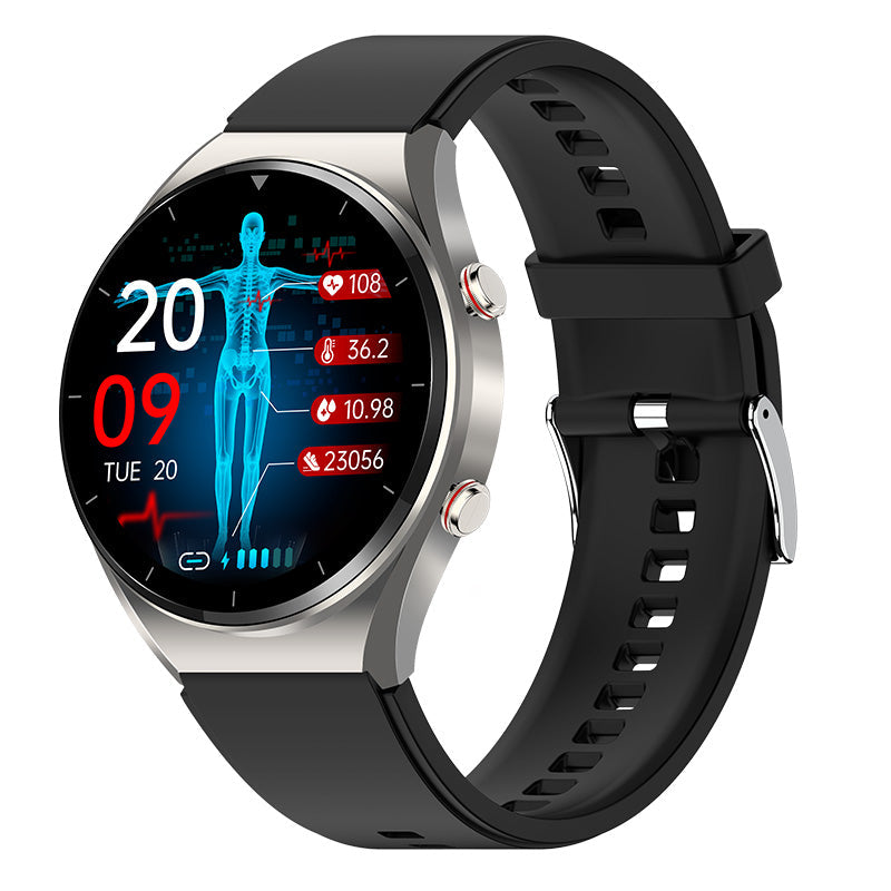 Smartwatch KL09 | Orologio Intelligente con Monitoraggio Glicemia e ECG | Impermeabile IP67 per Benessere Quotidiano 9