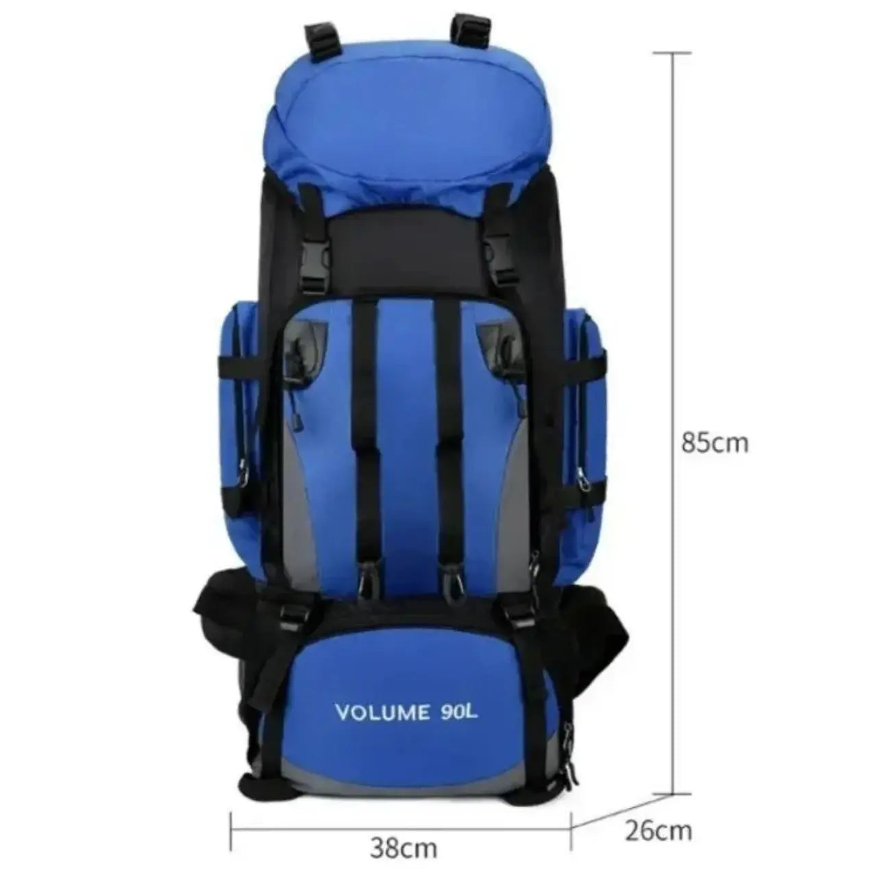 Zaino Da Trekking Impermeabile 90 Litri Con Comfort Ergonomico - Ideale Per Escursioni e Campeggio 2