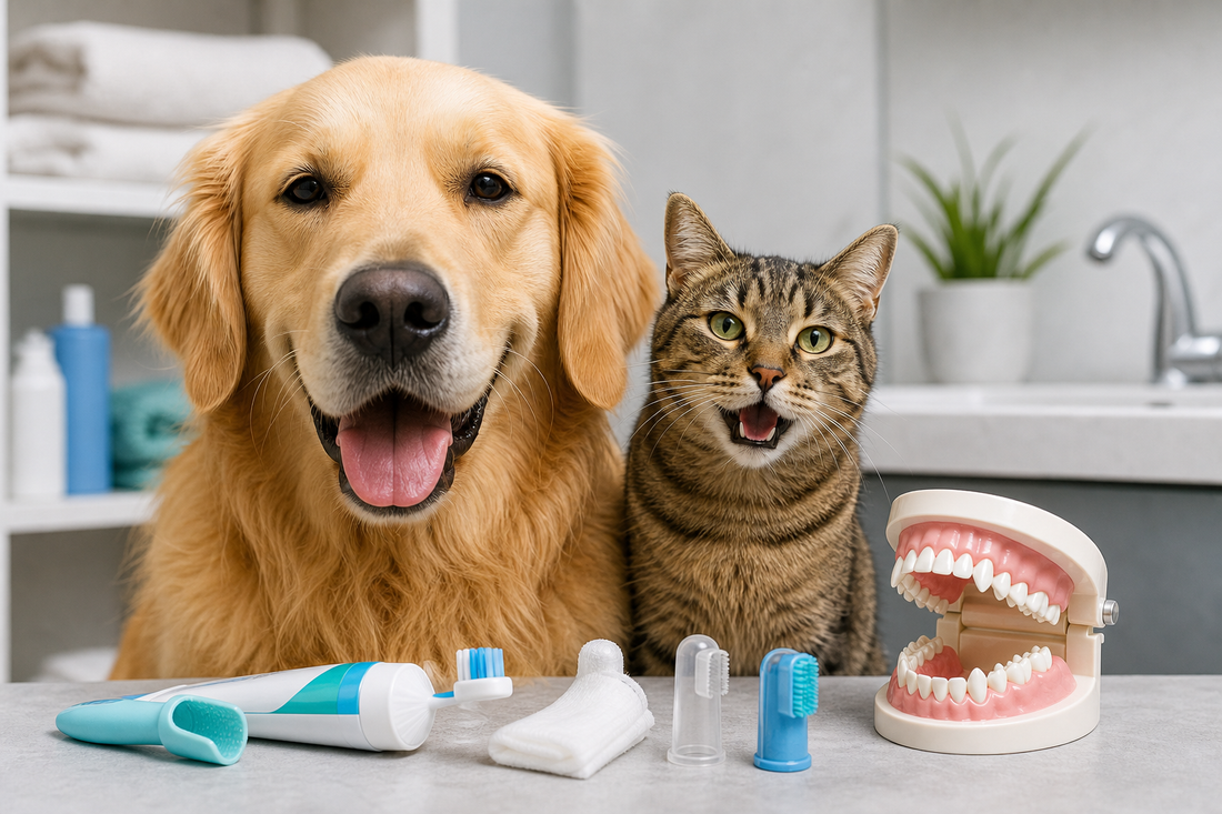 Pet oral hygiene routine, errori da evitare nella cura di cani e gatti