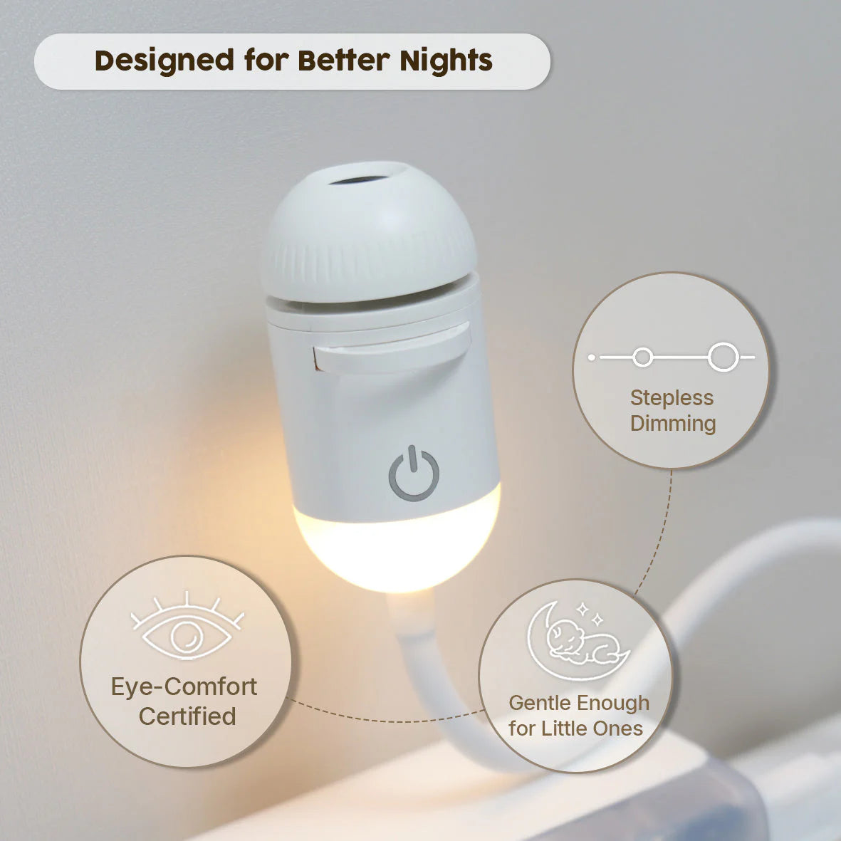 Nebula | Night Light Projector with Dual Mode Technology | Celestial Atmosphere for Relaxing Sleep