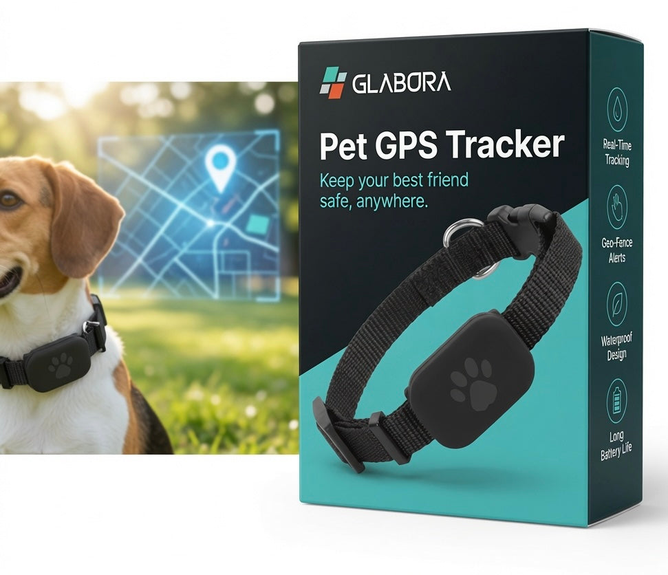 Glabora Kit Perdita Peso & Fitness per Cani 4-in-1 | Slow Feeder Puzzle, GPS Tracker, Set Agilità e Bilancia Digitale