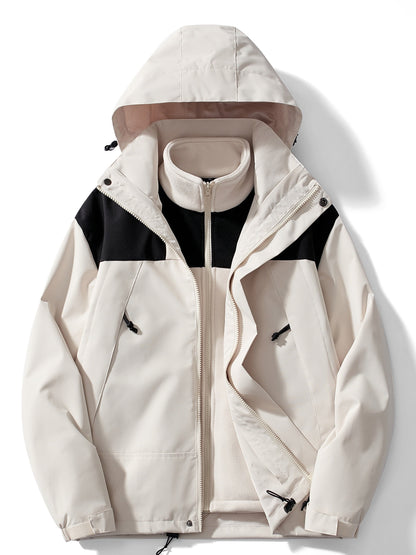 Marco | Men's 3-in-1 Jacket with Hood and Removable Inner Jacket - Versatile Layers for Winter