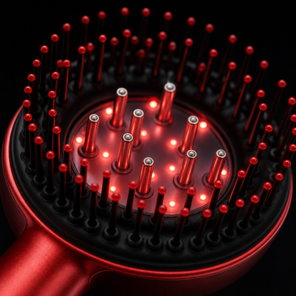 Vollarra | Pennello per Terapia con Luce Rossa per Capelli Più Spessi e Sani