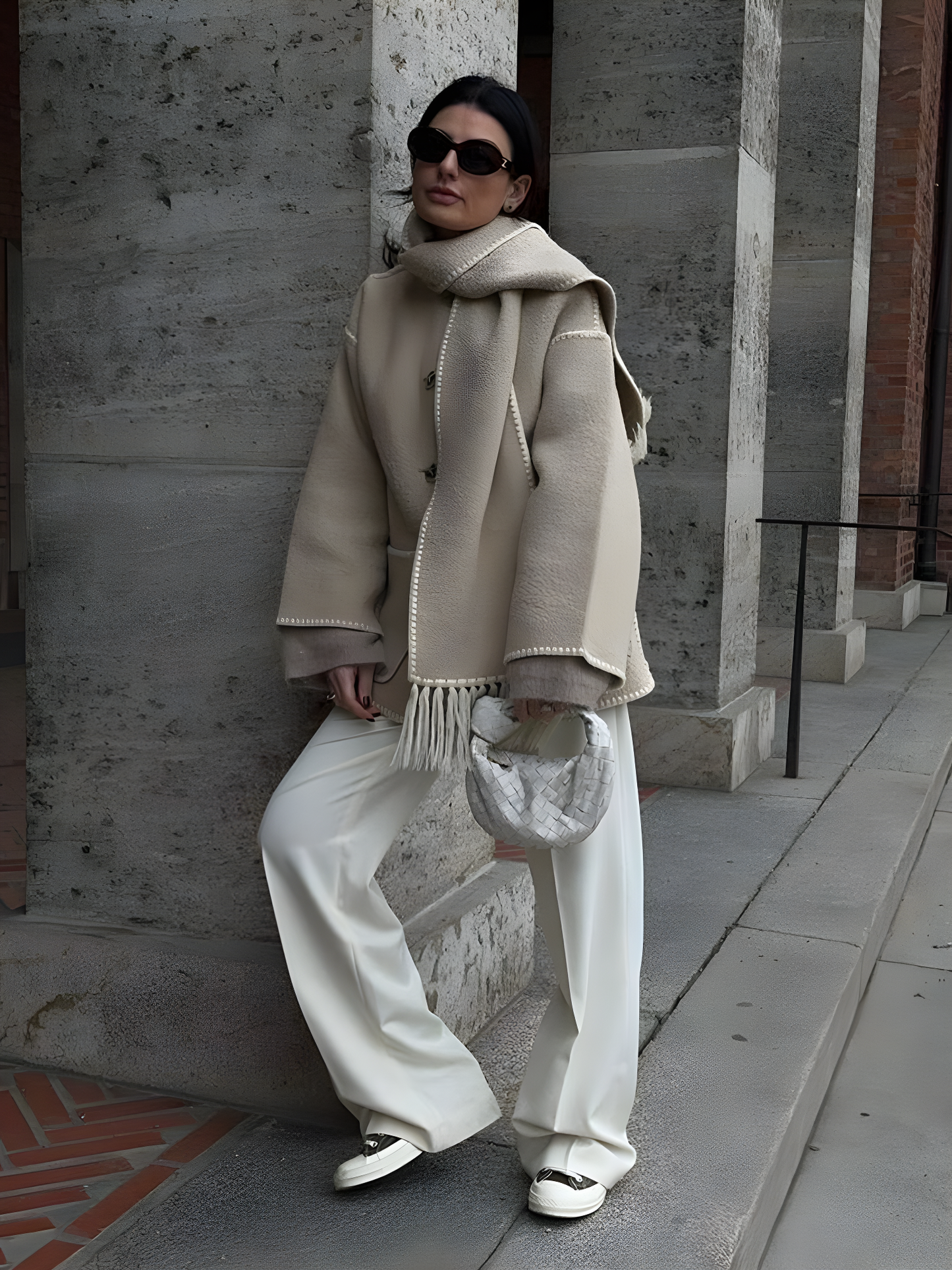 Women's Winter Jacket with Scarf