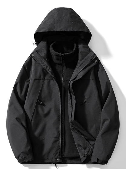 Marco | Men's 3-in-1 Jacket with Hood and Removable Inner Jacket - Versatile Layers for Winter