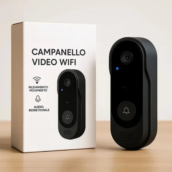 Smart Video Doorbell | Wireless HD with Motion Detection | Two-Way Communication for Home Security