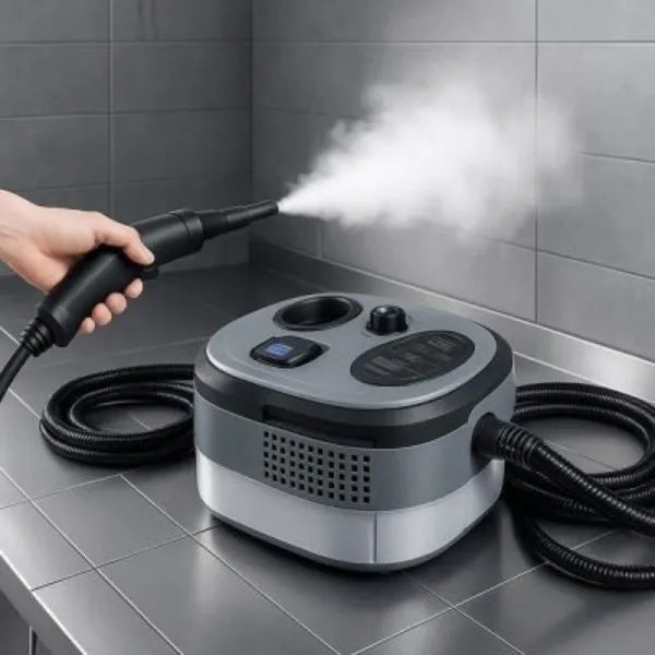 Portable Steam Cleaner | High-Pressure Cleaning Machine with Included Accessories | Ideal for Car and Kitchen