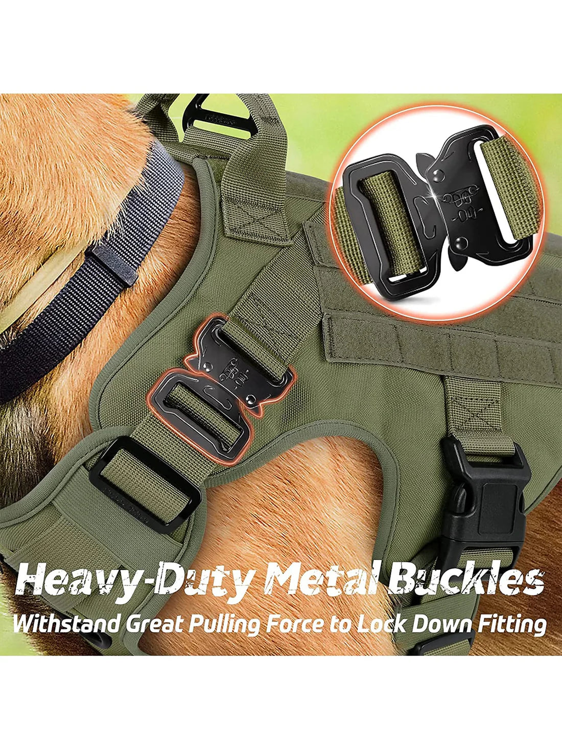 Dog Harness for Strong Dogs with Full Protection | Comfort and Control for Training and Walks