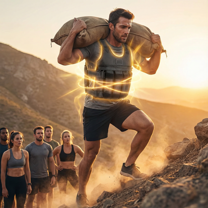 Adjustable 110-Pound Weighted Vest | Ergonomic and Durable for Intense Workouts