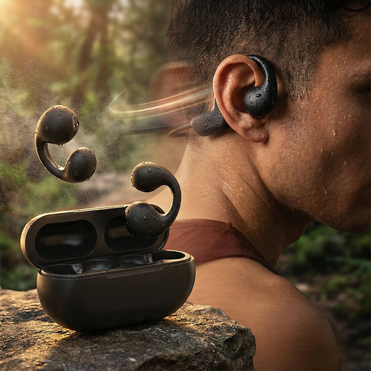 Auricolari Bluetooth a Conduzione Ossea con Suono Cristallino | Leggeri e Impermeabili per Sport e Tempo Libero