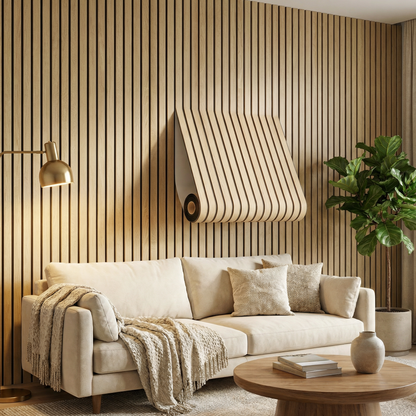 Decorative Wall Panels for Interiors | 3D PVC Adhesive Panels with Wood Effect | Easy Installation to Refresh Any Space