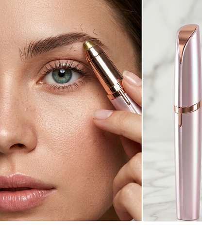 Rifinitore Elettrico per Sopracciglia – Epilatore di Precisione Indolore per Viso Donna, Portatile e Ricaricabile