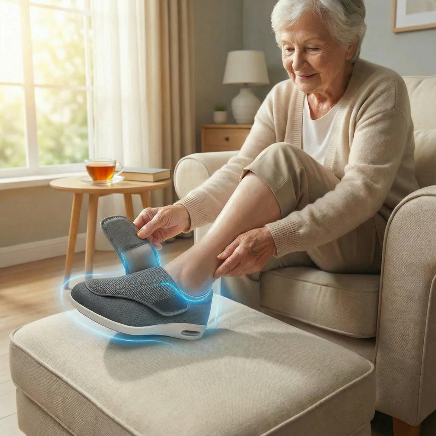 Orthopedic Shoes for Diabetics - Memory Foam with Wide and Comfortable Fit