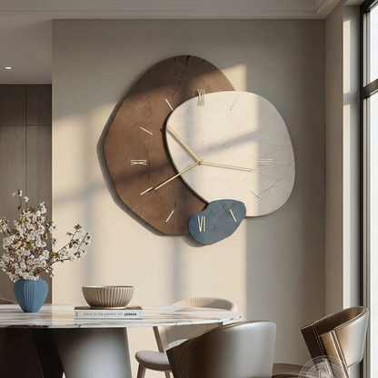 Orologio da Parete in Legno con LED – Design Moderno con Luce Ambientale, Silenzioso ed Elegante per Casa e Ufficio