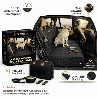 Car Seat for Dogs with Rigid Base | Waterproof and Safe for Comfortable Travel