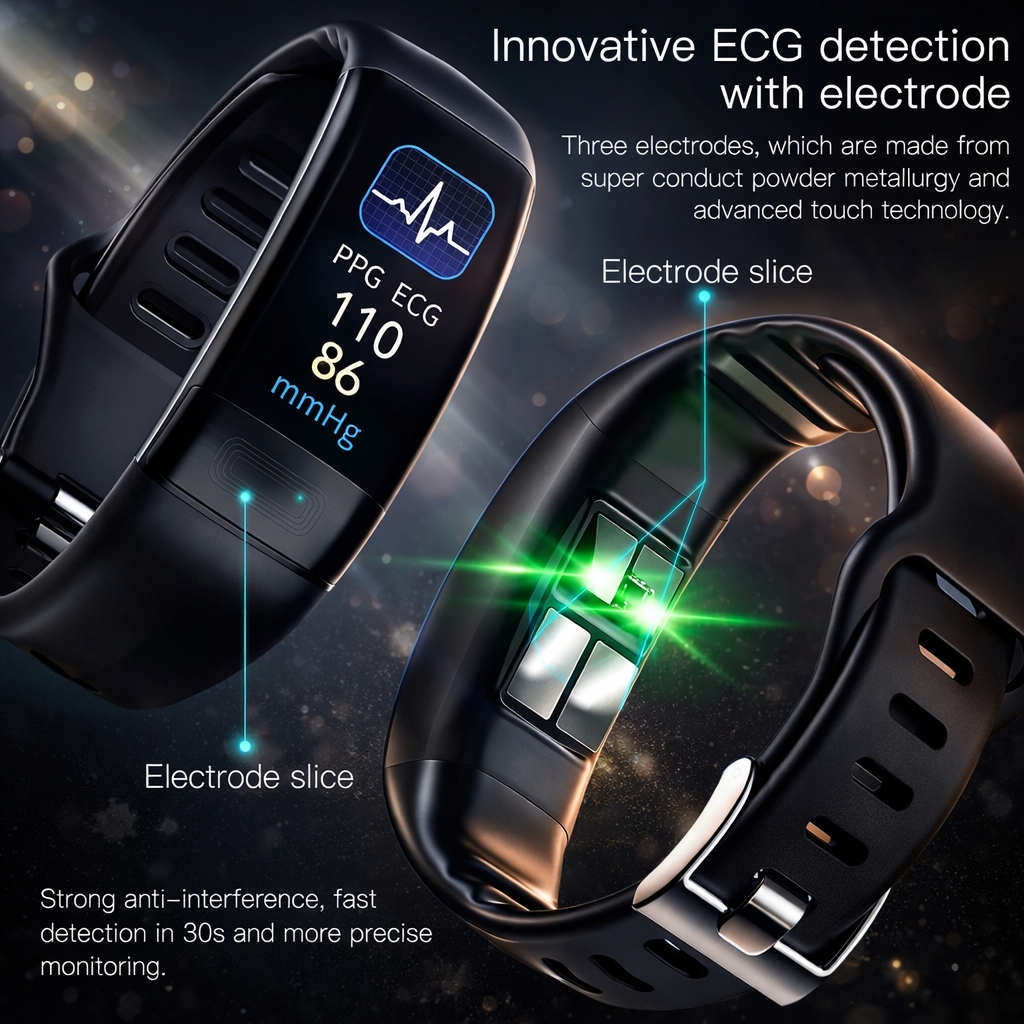 Smartwatch P11Plus | Monitoraggio della Salute con ECG e Impermeabile | Design Elegante per Comfort Quotidiano