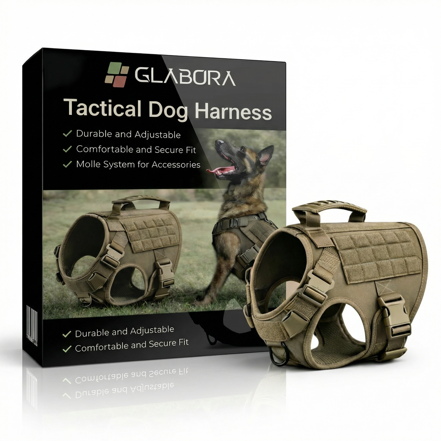Dog Harness for Strong Dogs with Full Protection | Comfort and Control for Training and Walks