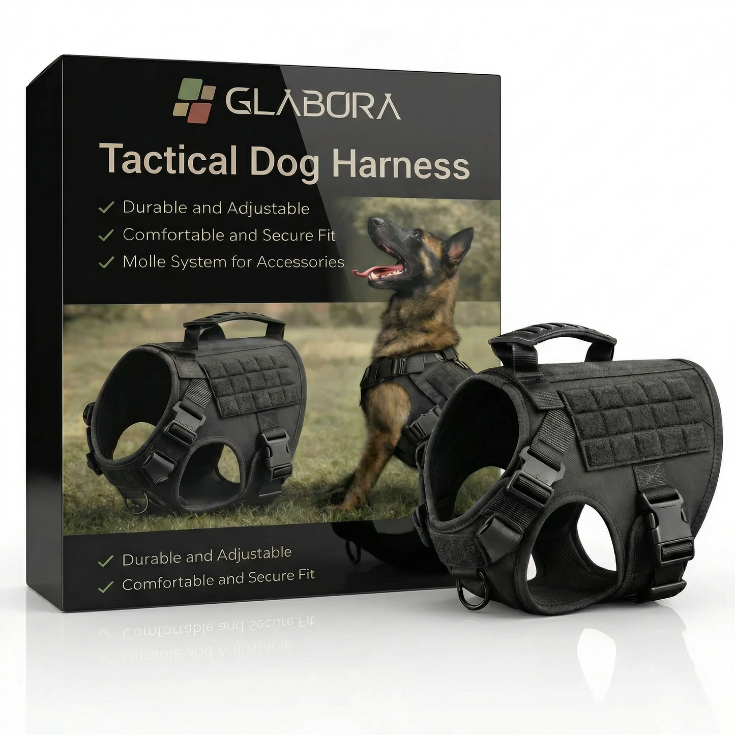 Dog Harness for Strong Dogs with Full Protection | Comfort and Control for Training and Walks