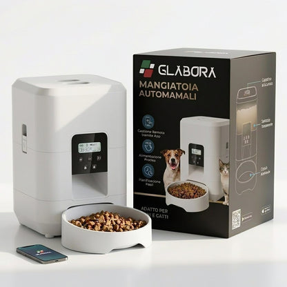 Automatic Pet Feeder | Wi-Fi and App Control - Precise Feeding for Dogs and Cats