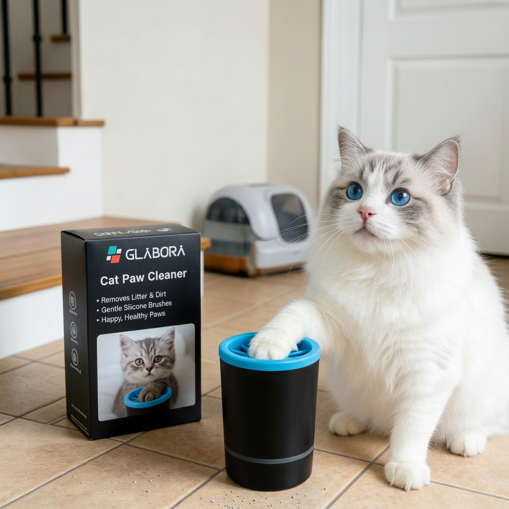 Pulisci Zampe Elettrico per Cani e Gatti con Setole in Silicone | Pulizia Delicata e Silenziosa per Animali Sensibili