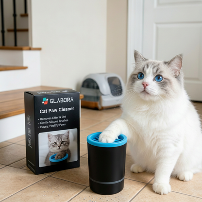 Pulisci Zampe Elettrico per Cani e Gatti con Setole in Silicone | Pulizia Delicata e Silenziosa per Animali Sensibili