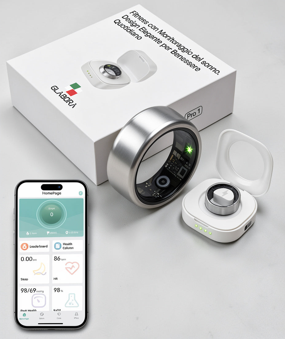 Smart Ring | Intelligent Fitness Tracker with Sleep Monitoring | Elegant Design for Daily Wellbeing