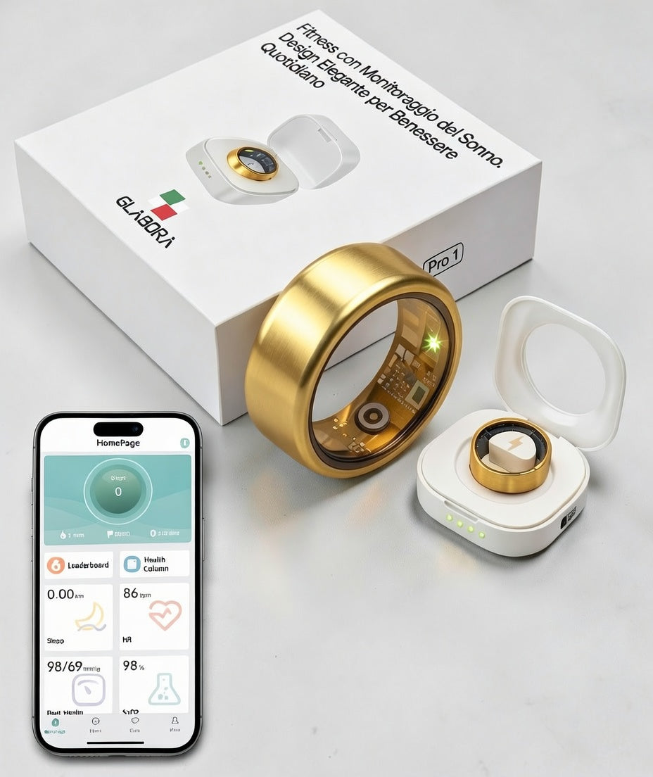 Smart Ring | Intelligent Fitness Tracker with Sleep Monitoring | Elegant Design for Daily Wellbeing