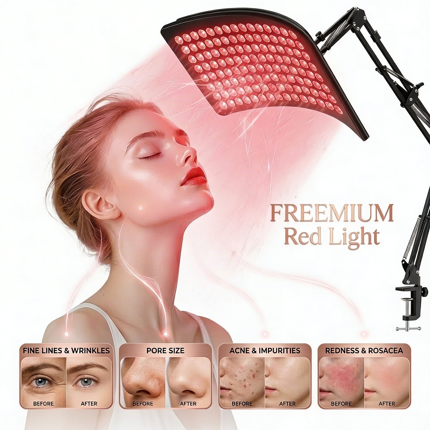 Dispositivo Terapia Luce Rossa Flessibile per Benessere Completo e Guarigione