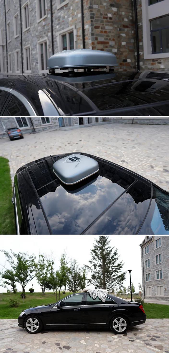 Copertura Auto Solare Automatica Retrattile e Pieghevole I Protezione Intelligente Impermeabile contro Sole e Pioggia