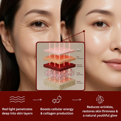 Tappetino Terapia Luce Rossa e Infrarossi con Sollievo dal Dolore | Supporto per Guarigione e Benessere