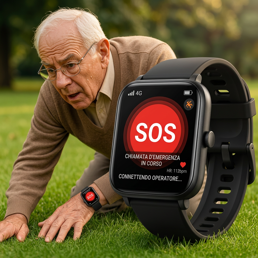 GPS Watch for Seniors | 4G Bracelet with Video Call and Health Monitoring | Safety and Daily Wellbeing