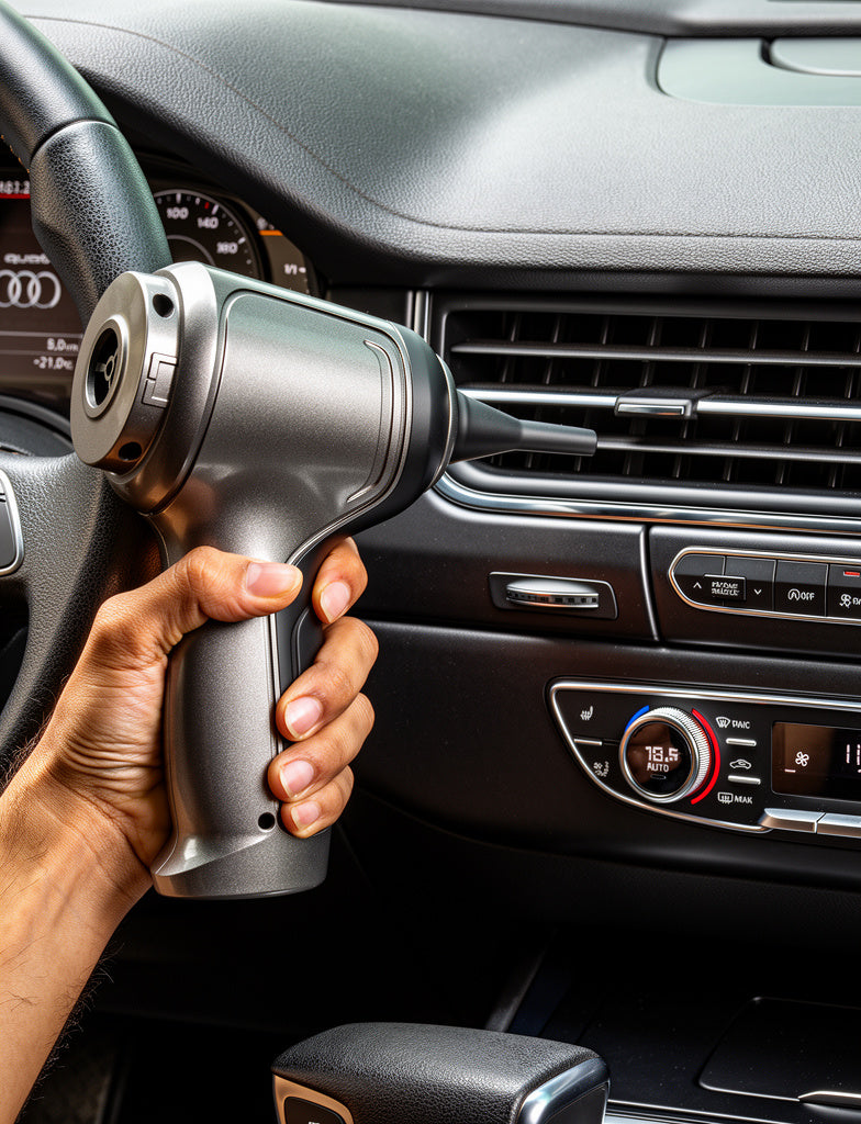 Krachtige Draadloze Draagbare Stofzuiger | Met HEPA-filter | Ideaal voor Auto en Thuis