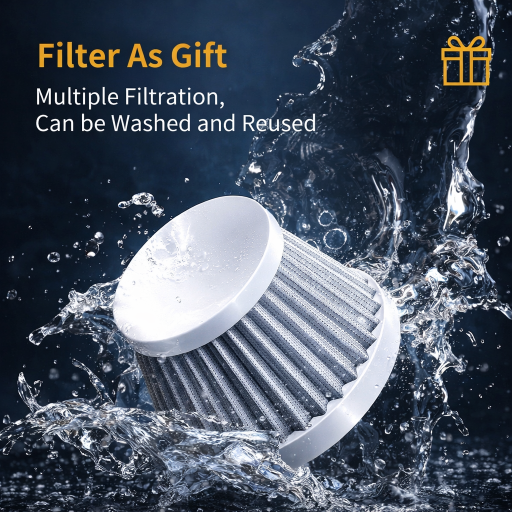 Krachtige Draadloze Draagbare Stofzuiger | Met HEPA-filter | Ideaal voor Auto en Thuis