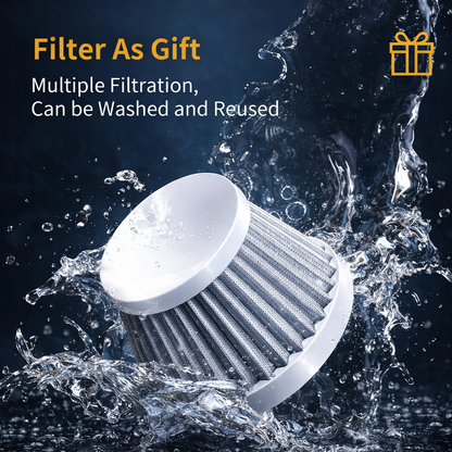 Krachtige Draadloze Draagbare Stofzuiger | Met HEPA-filter | Ideaal voor Auto en Thuis