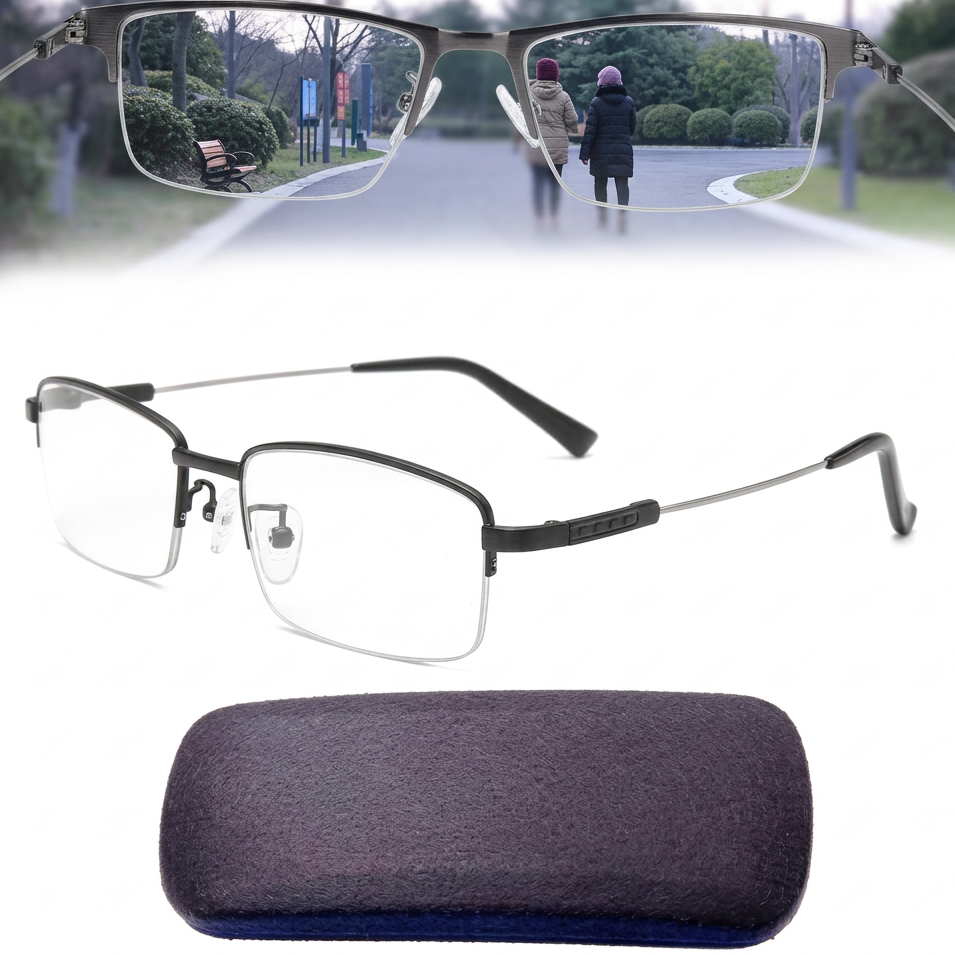 Occhiali Multifocali Intelligenti con Design Ergonomico e Lenti Antiriflesso per Comfort Visivo Ottimale