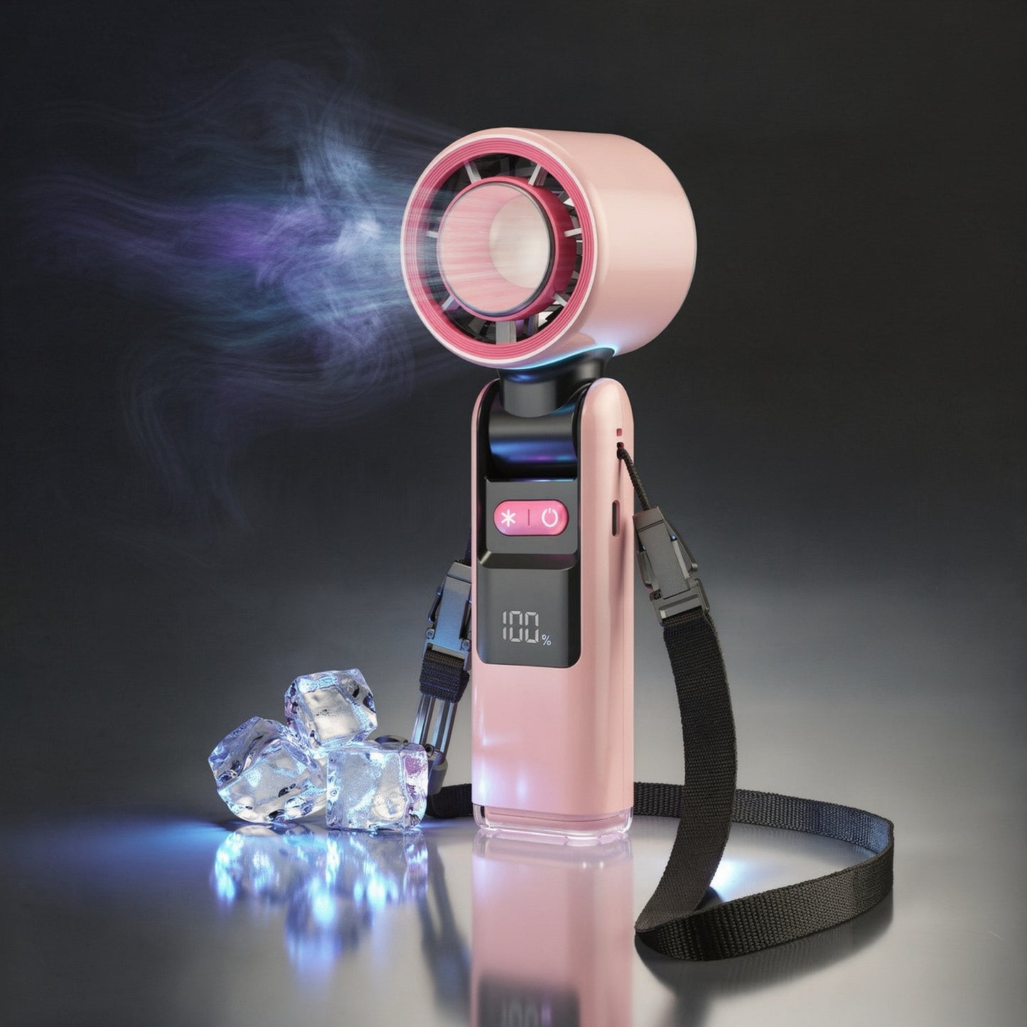 Powerful Portable Fan with Semiconductor Cooling | Mini Fan with LED Torch for Freshness and Comfort Anywhere