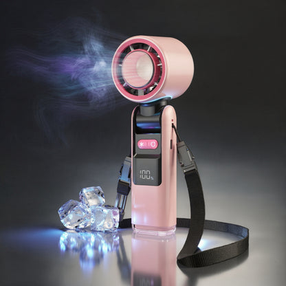 Powerful Portable Fan with Semiconductor Cooling | Mini Fan with LED Torch for Freshness and Comfort Anywhere