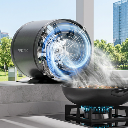 Silent Fan with Durable Design | Efficient Ventilation for Clean Air in Kitchens and Offices