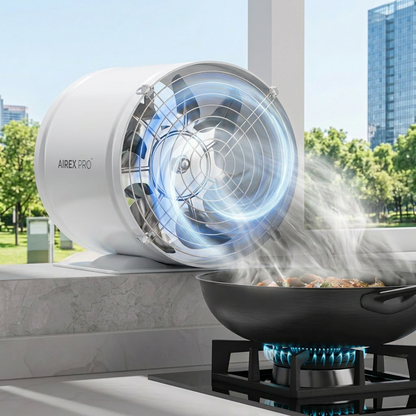 Silent Fan with Durable Design | Efficient Ventilation for Clean Air in Kitchens and Offices