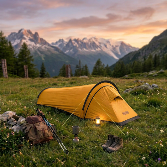 Tente de camping ultralégère | Tente une place imperméable avec ventilation optimale pour les aventures en pleine nature